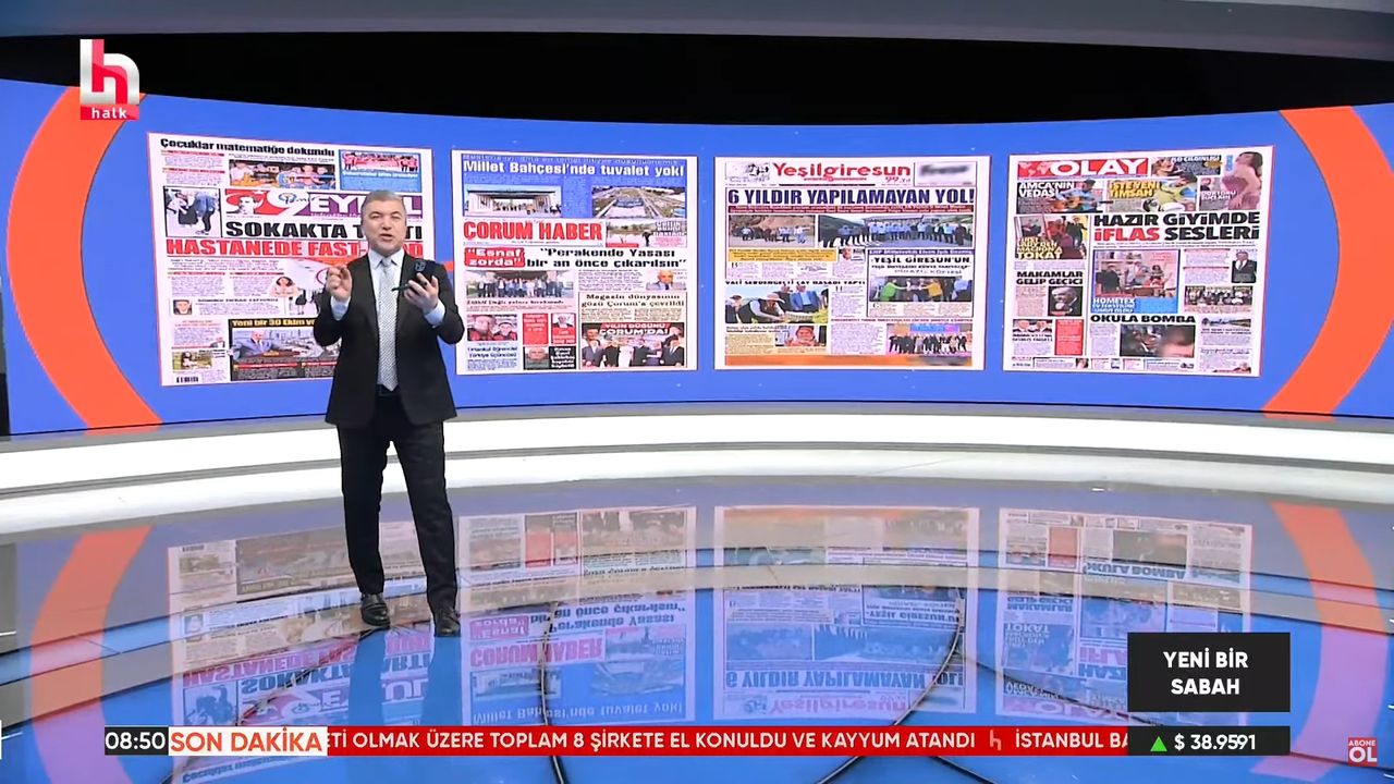 ÇORUM HABER İsmail  Küçükkaya’nın ekranında