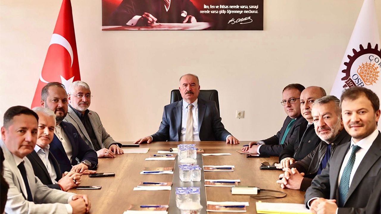 Çorum OSB Sürekli Eğitim  Merkezi projesi görüşüldü
