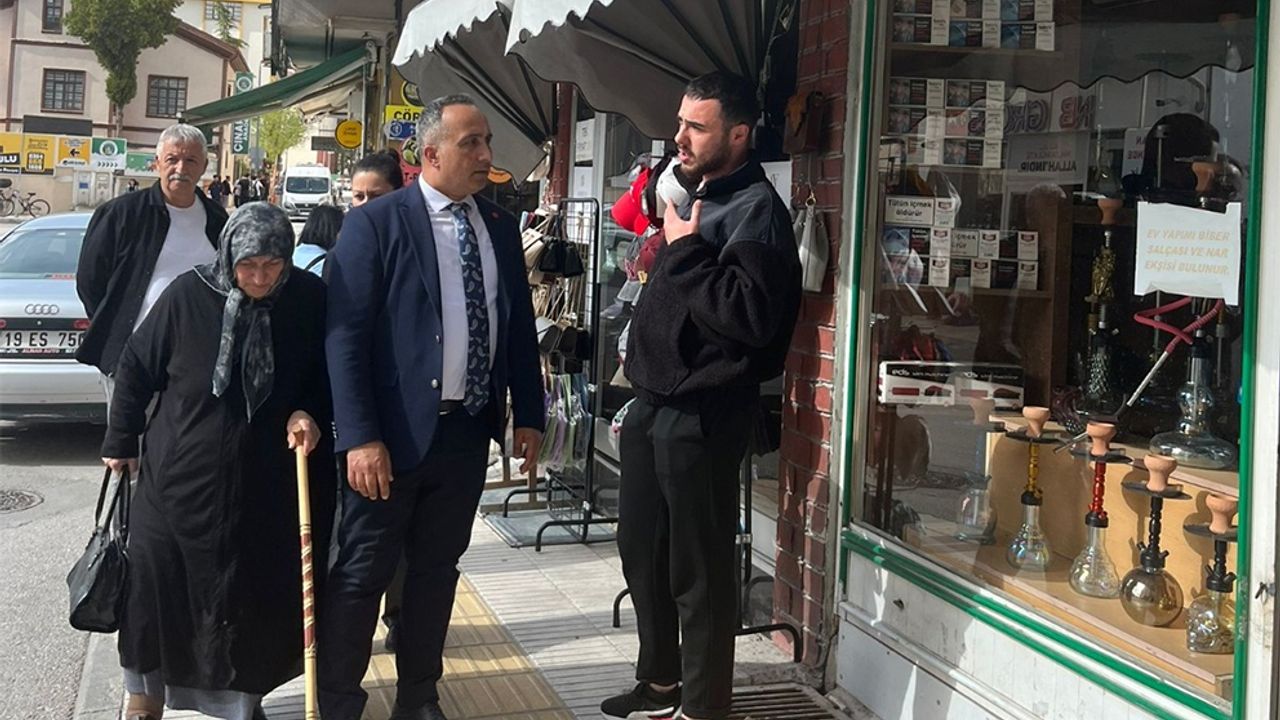 CHP yönetimi, Albayrak caddesi  esnafının sorunlarını dinledi