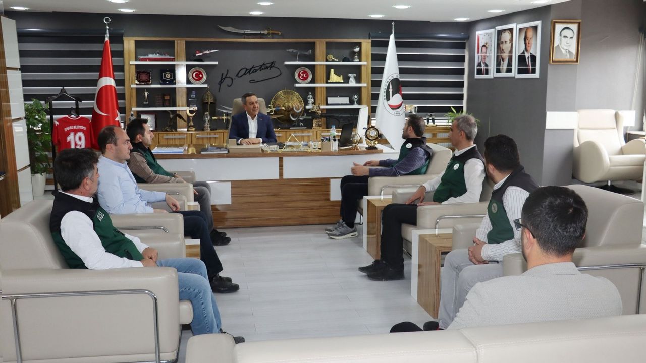 Muhsin Dere, DSİ  heyetini misafir etti