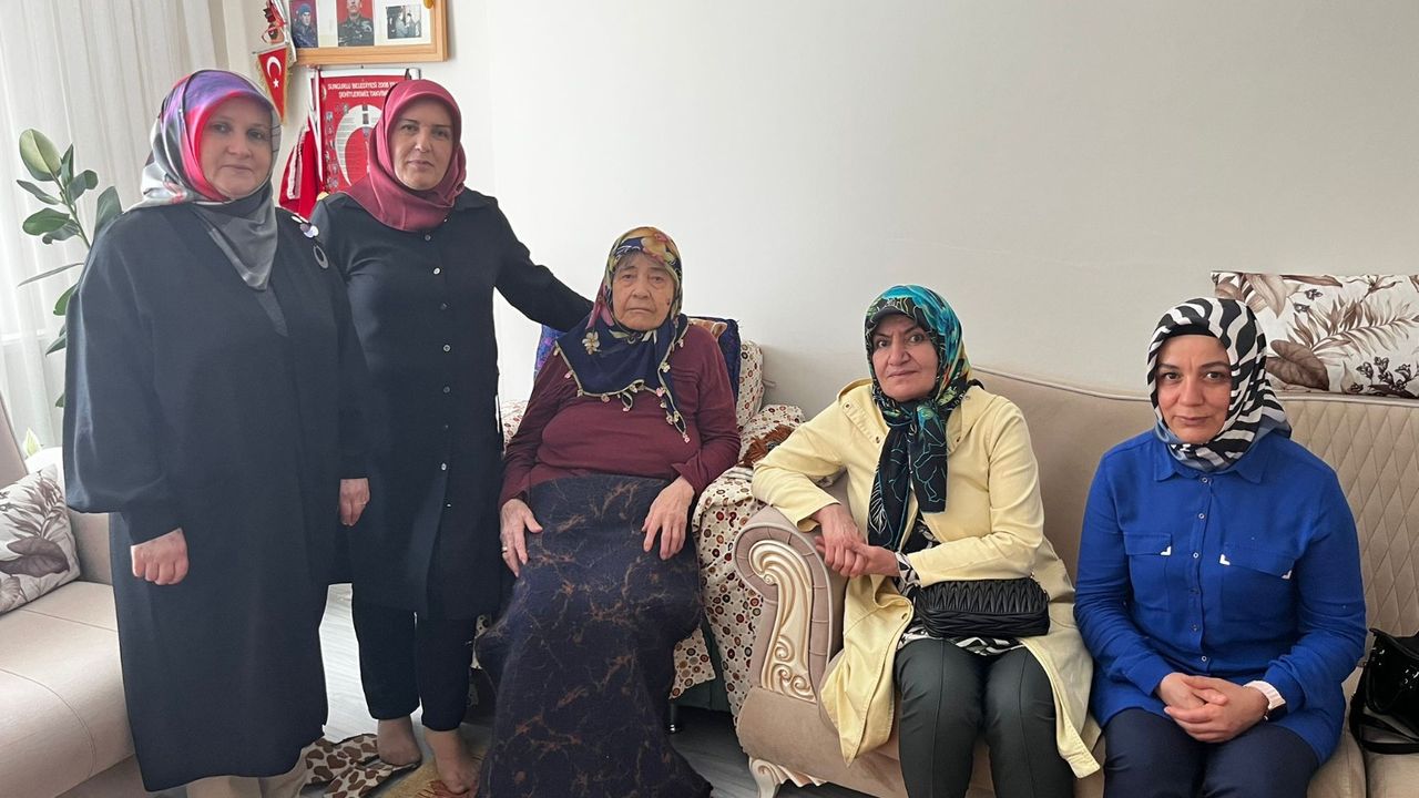 Şehit anneleri unutulmadı