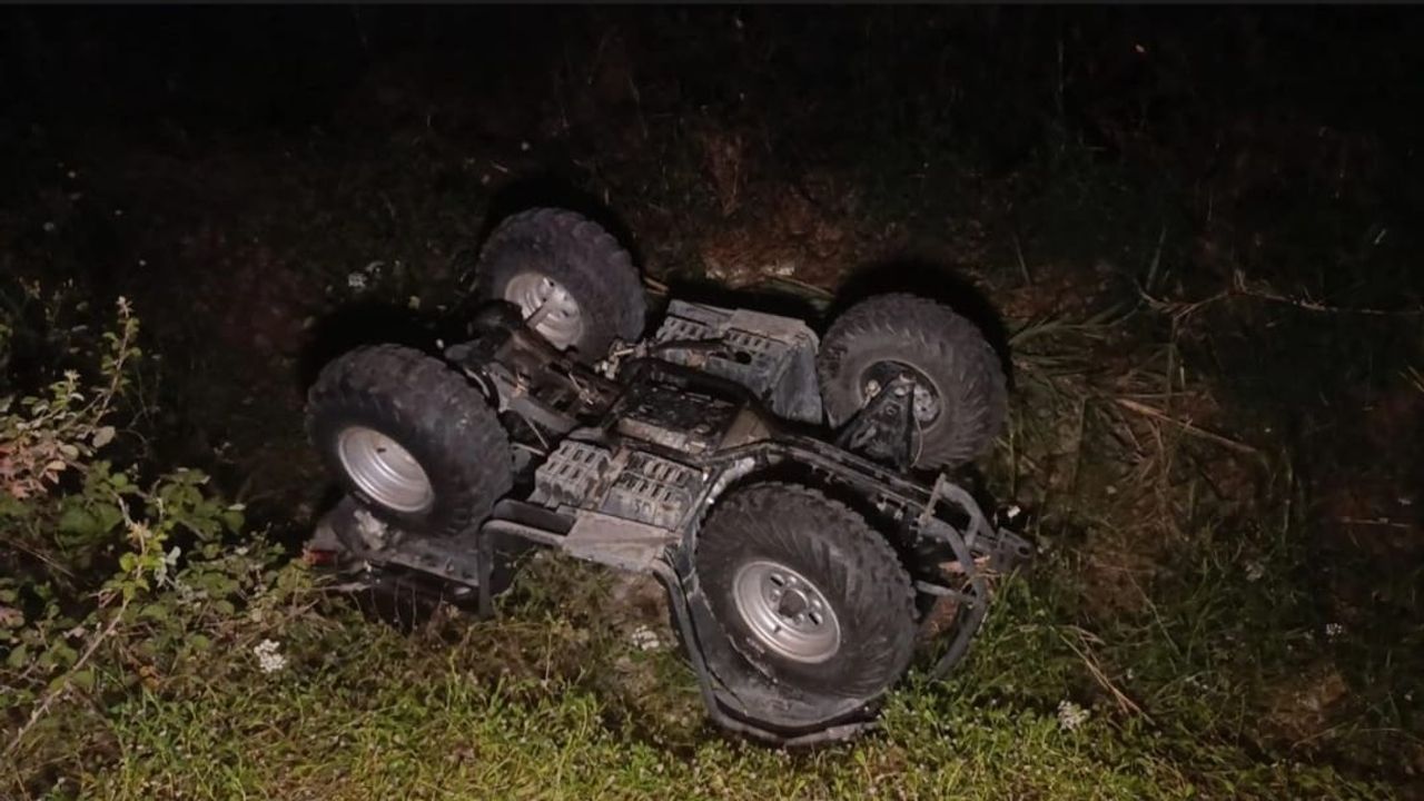 ATV ile kaza yapan genç yoğun bakımda