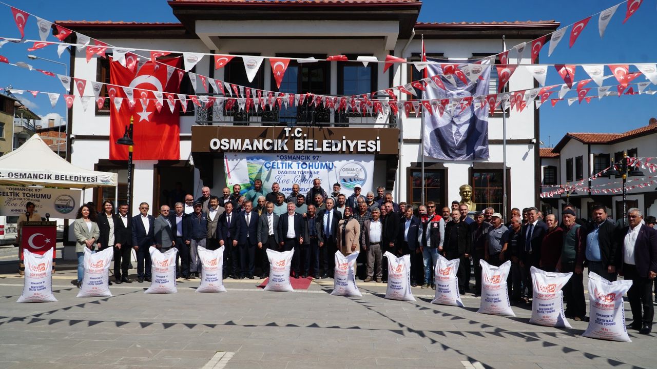 Çorumlu çiftçilere ücretsiz çeltik tohumu dağıtıldı