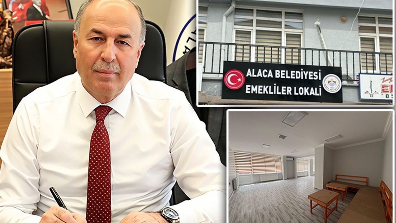 Alaca’da Emekliler Lokali tamamlanıyor