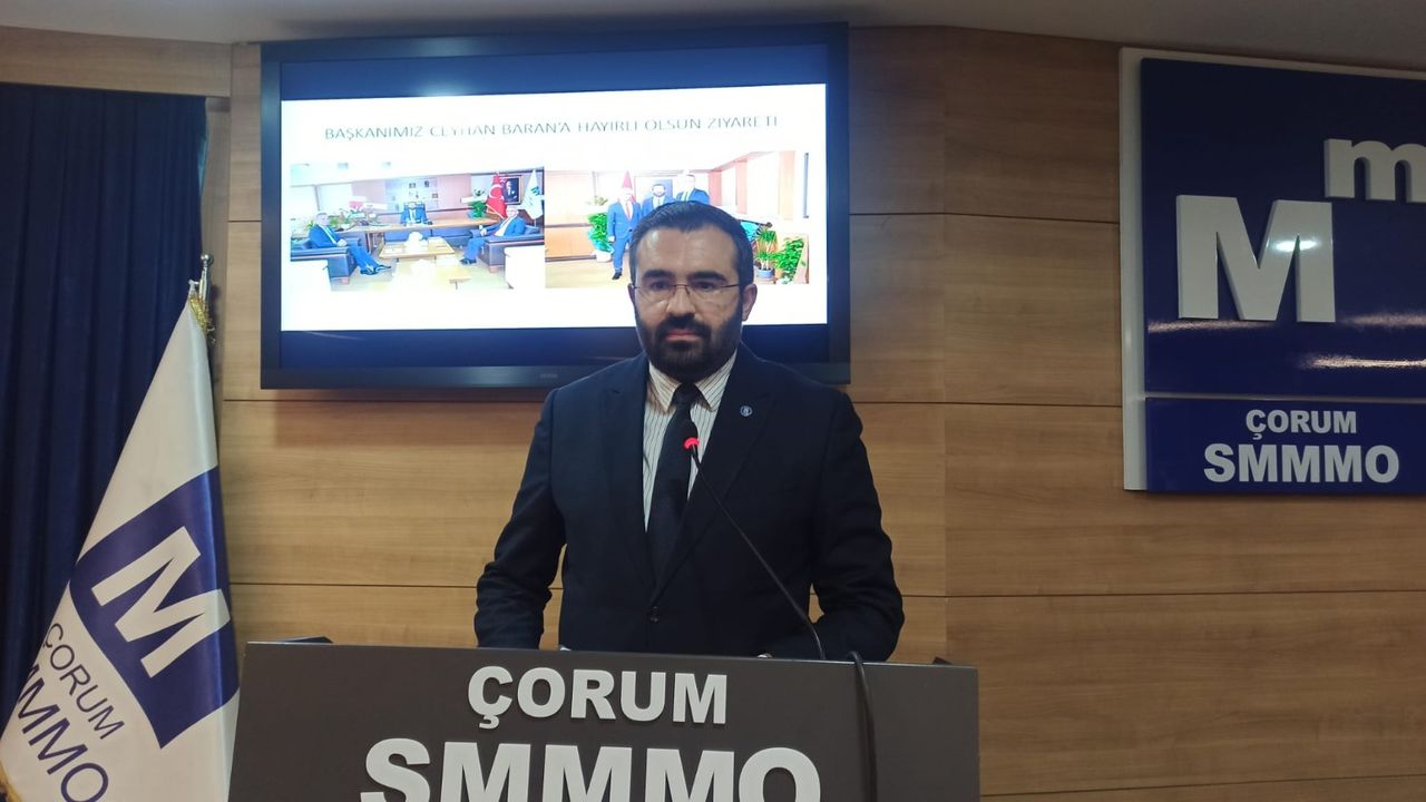 Çorum SMMMO'da Baran güven tazeledi