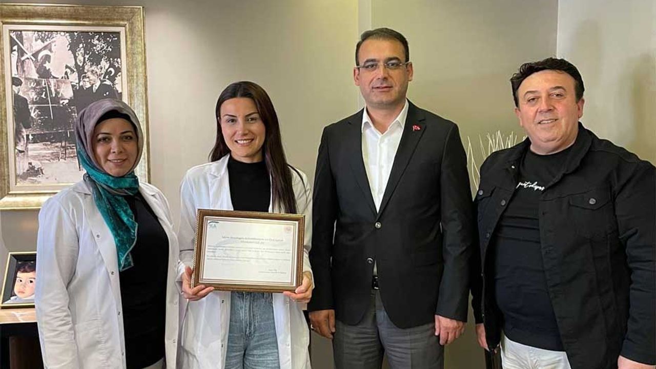 Tök’ten Elif Gül’e  teşekkür belgesi
