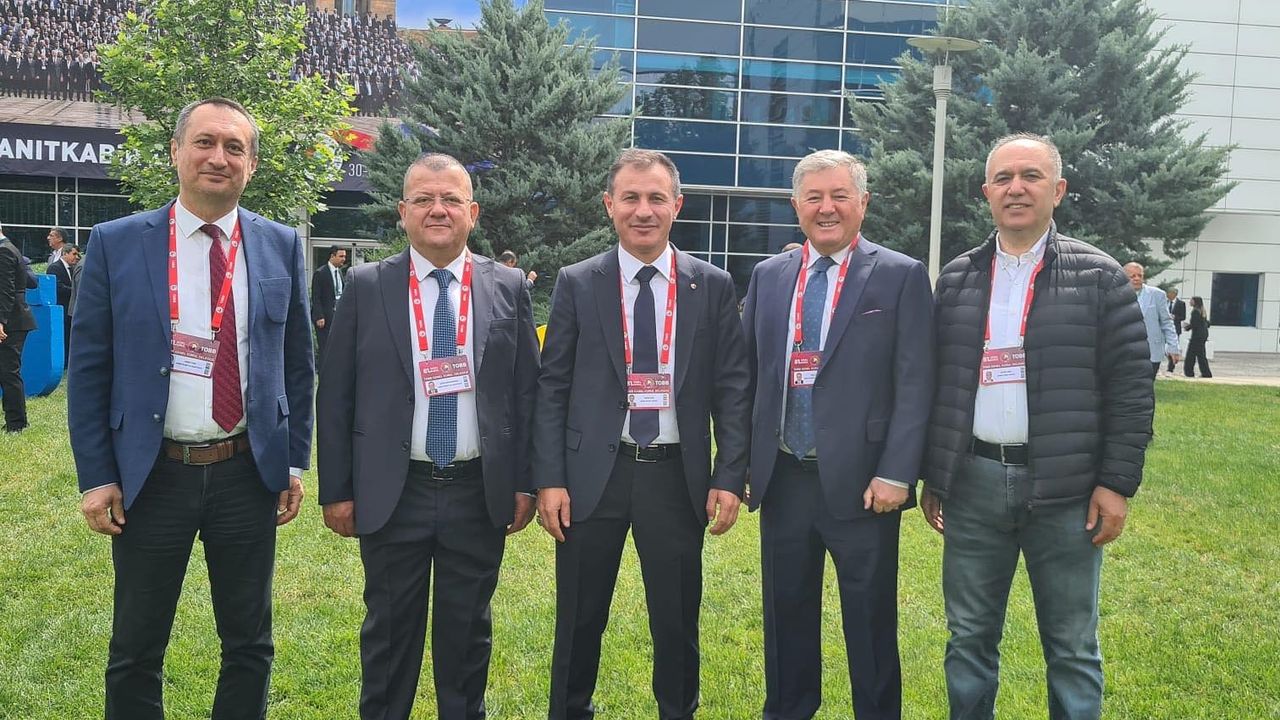 Çorum heyeti TOBB  genel kuruluna katıldı