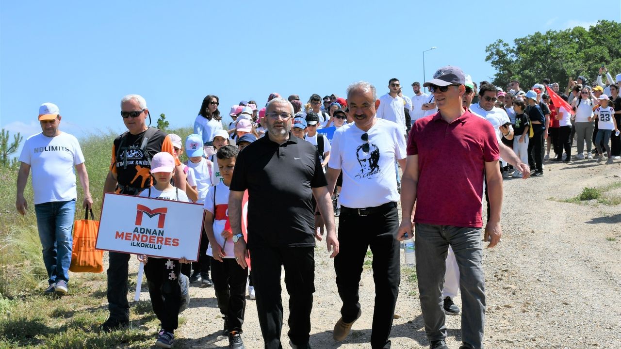 Barajda “Aile Yılı” yürüyüşü