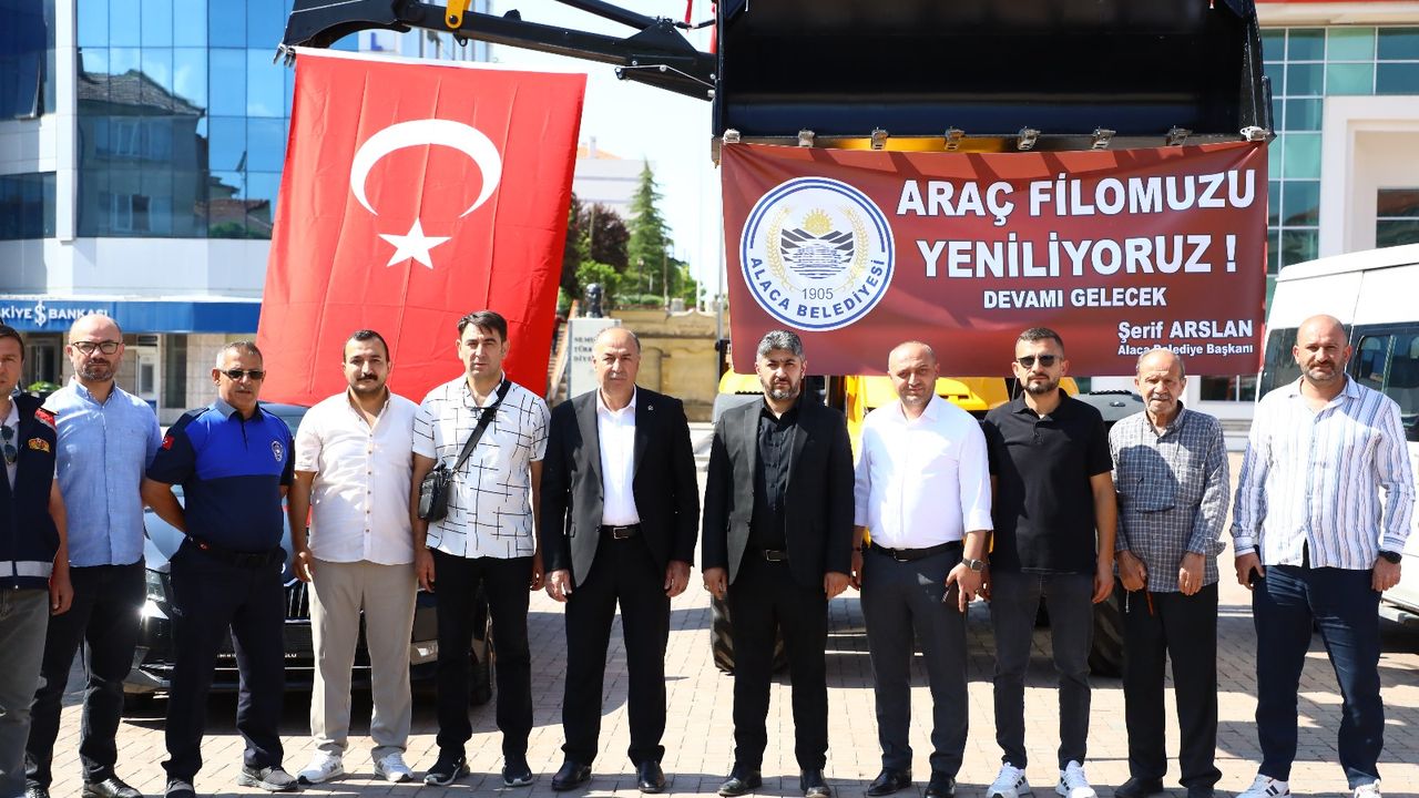 Alaca Belediyesi araç  filosunu güçlendiriyor