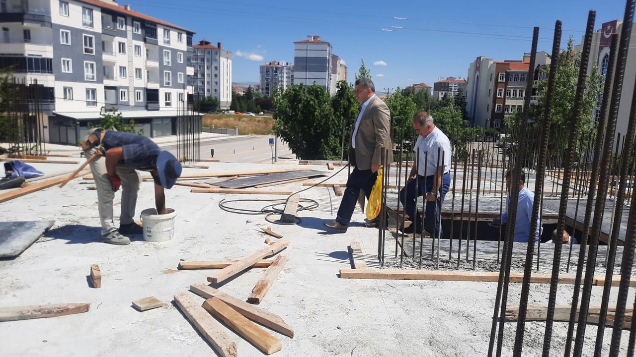 Söğütlüevler’in modern  sağlık tesisi yükseliyor