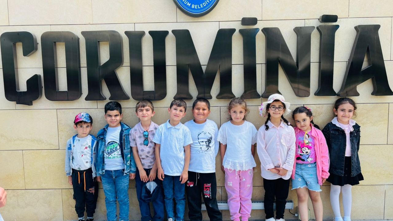Minikler Çorum’u gezdi