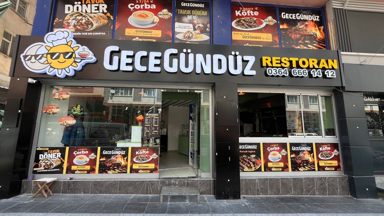 GeceGündüz Restoran  yarın hizmete açılacak