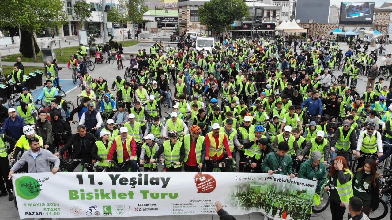 Yeşilay Bisiklet Turu bugün