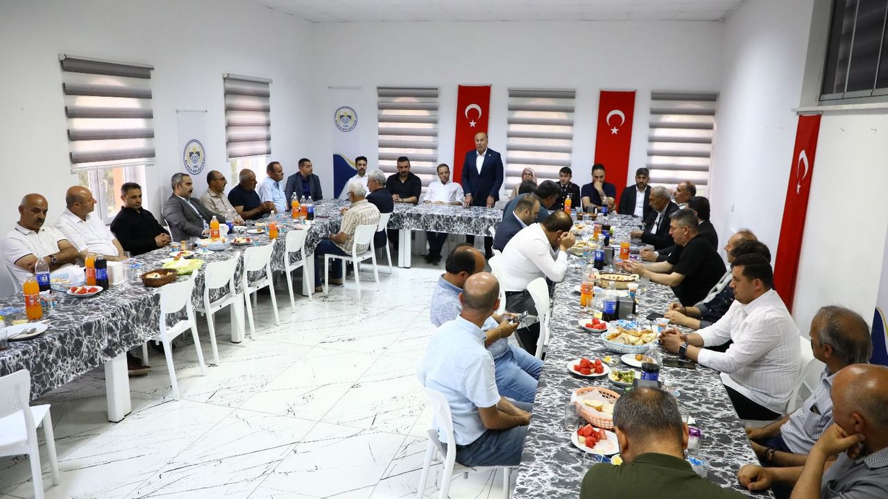 Alaca’da Kaymakam  Tok için veda yemeği