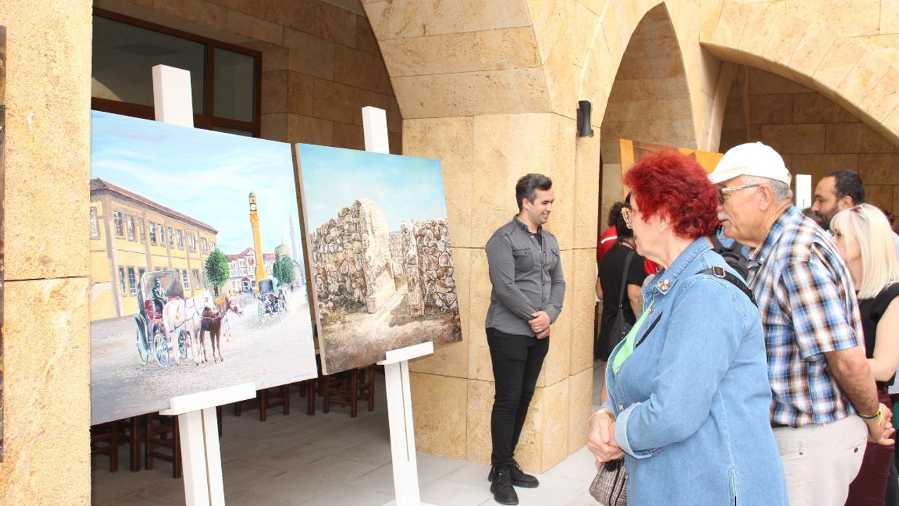40 ressam Çorum’u tuvallerine taşıdı