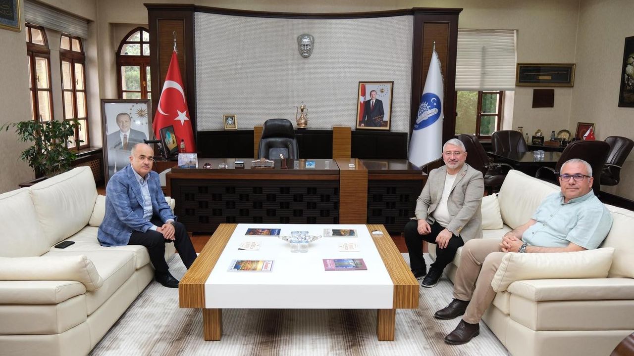 Aşgın, Vali Dağlı  ve Işık’ı ağırladı