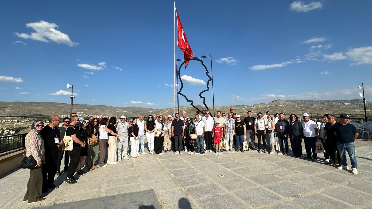 Basının ustaları Avanos'ta
