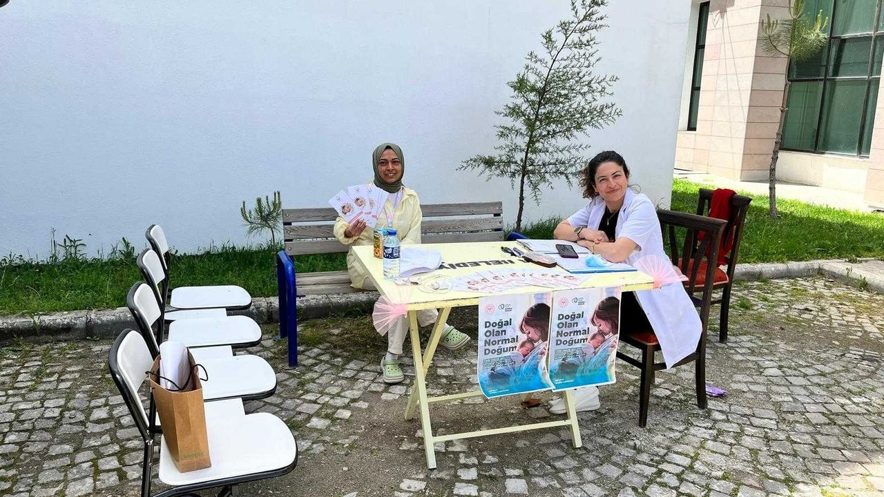 Çorum'da normal doğum  için bilgilendirme seferberliği