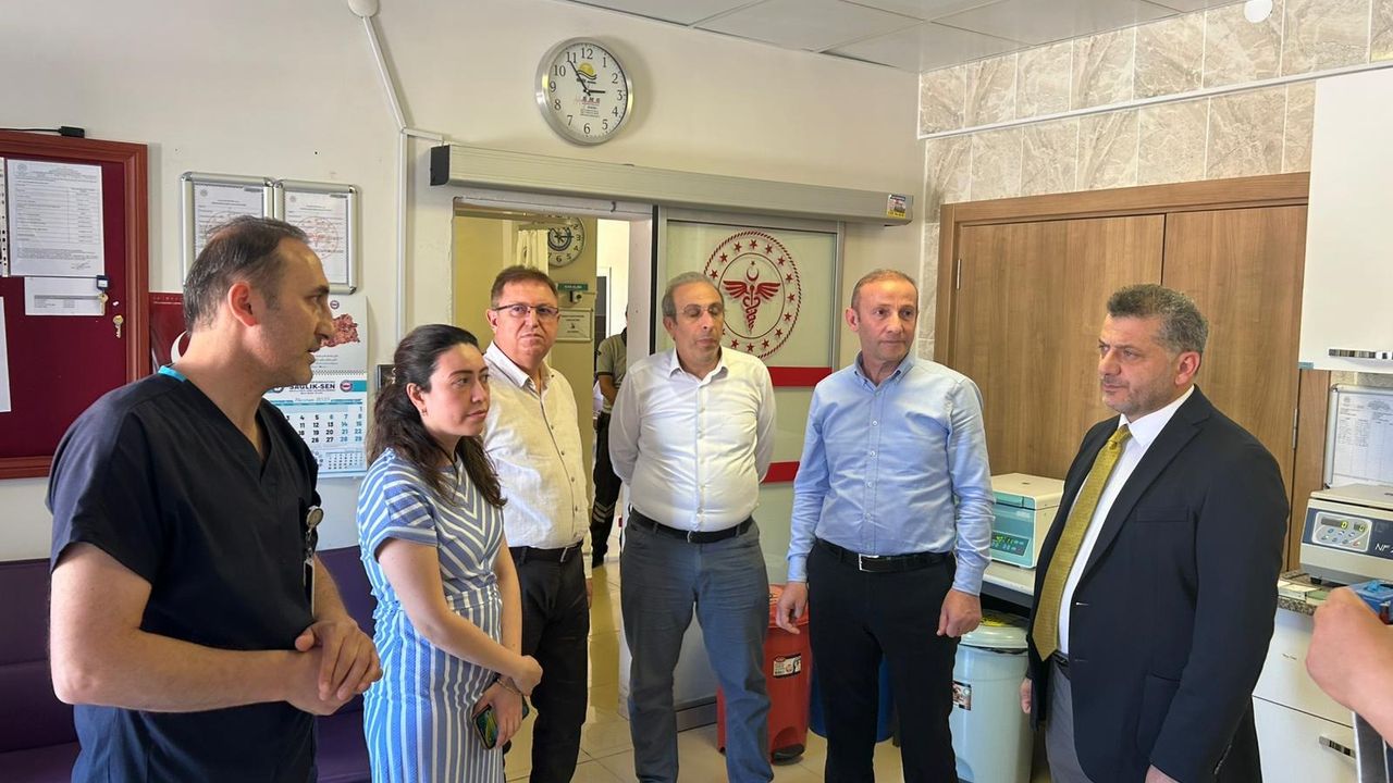 Zehir’den Mecitözü’ndeki  sağlık tesislerine inceleme