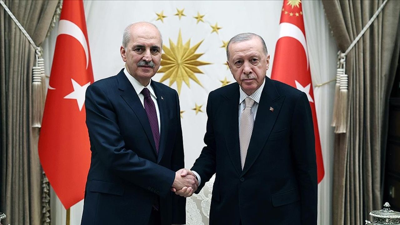 Cumhurbaşkanı Erdoğan  Kurtulmuş'u kabul etti