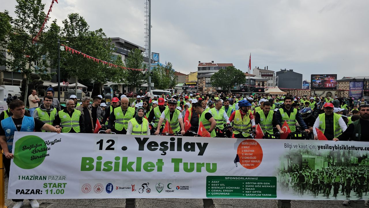 Çorum’da Yeşilay tarafından “Sağlığın keyfini birlikte sürelim” temalı etkinlik düzenlendi