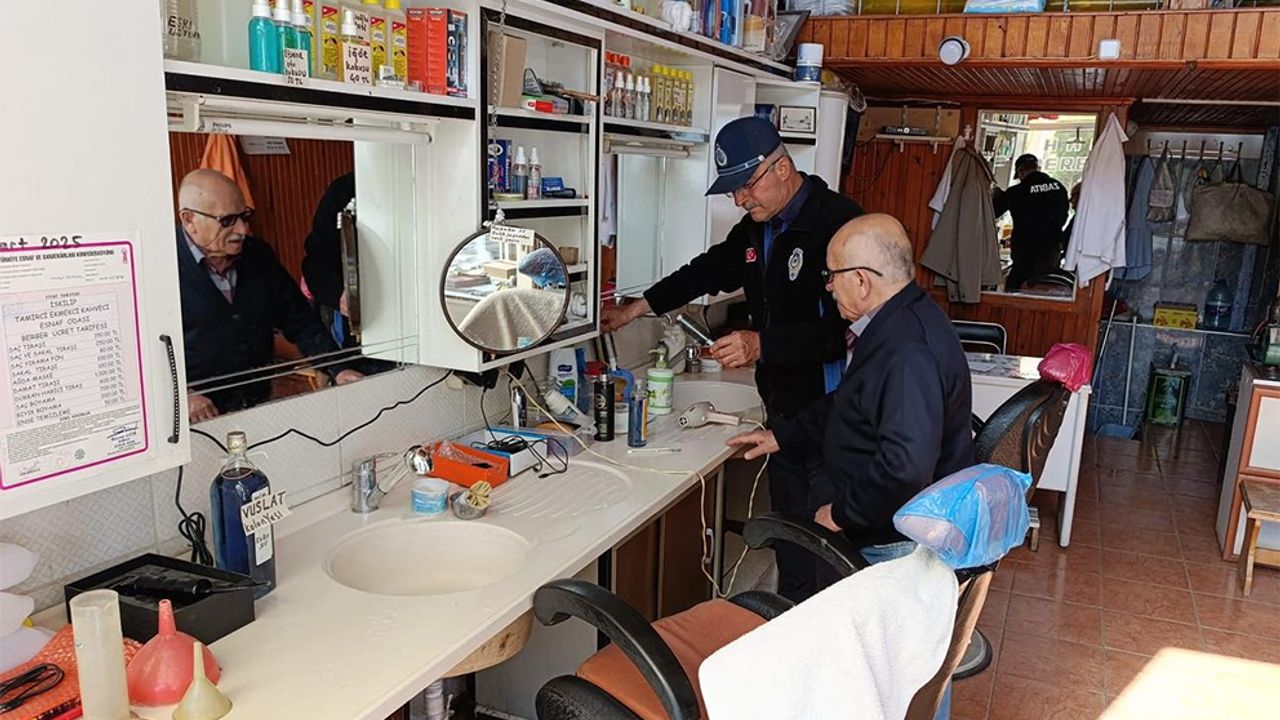Bayram öncesi kuaför  ve berberlere denetim
