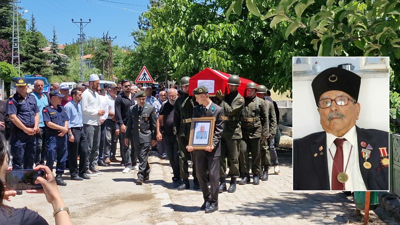 Kore Gazisi son  yolculuğuna uğurlandı