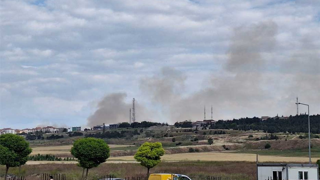 Son dakika: Alevler evlere yaklaştı