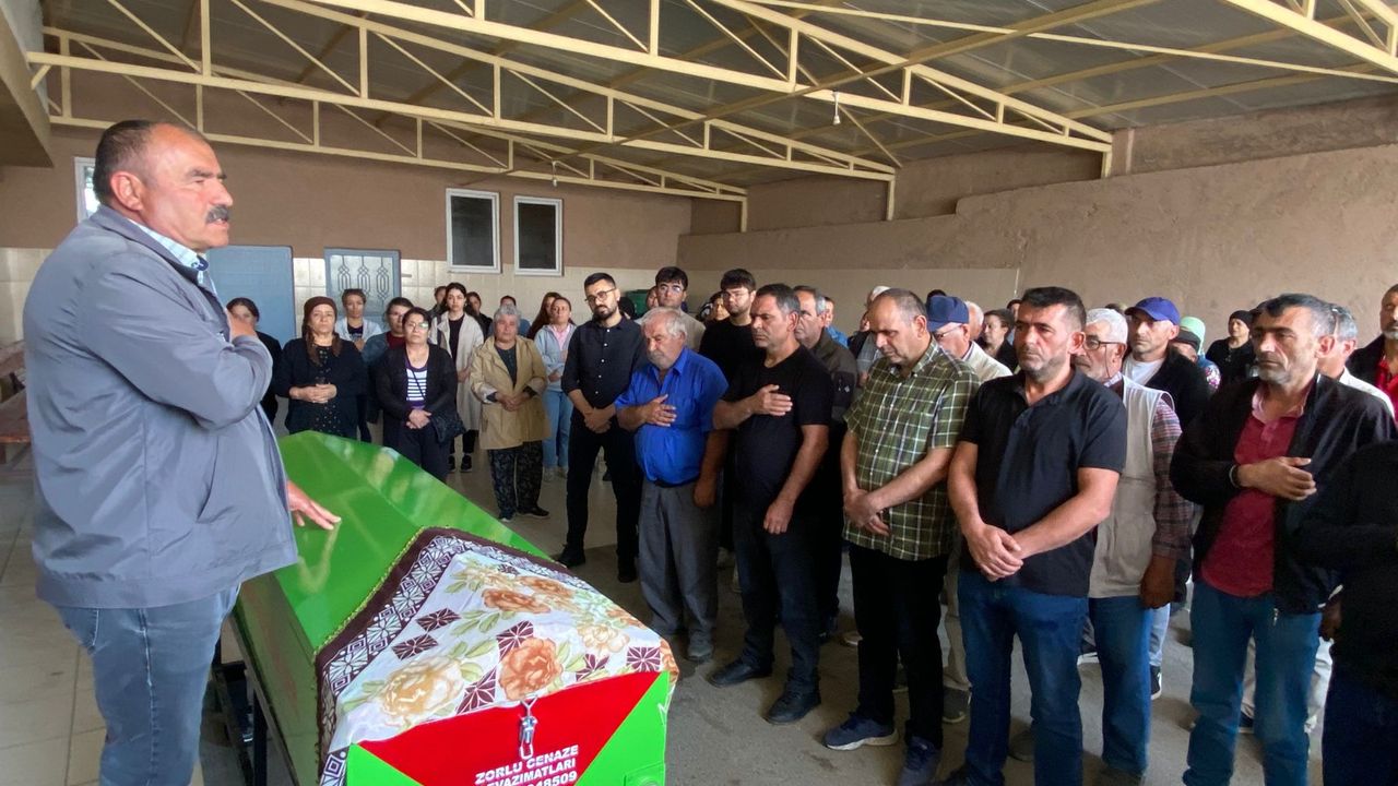 Züleyha Kuzu’ya hazin tören