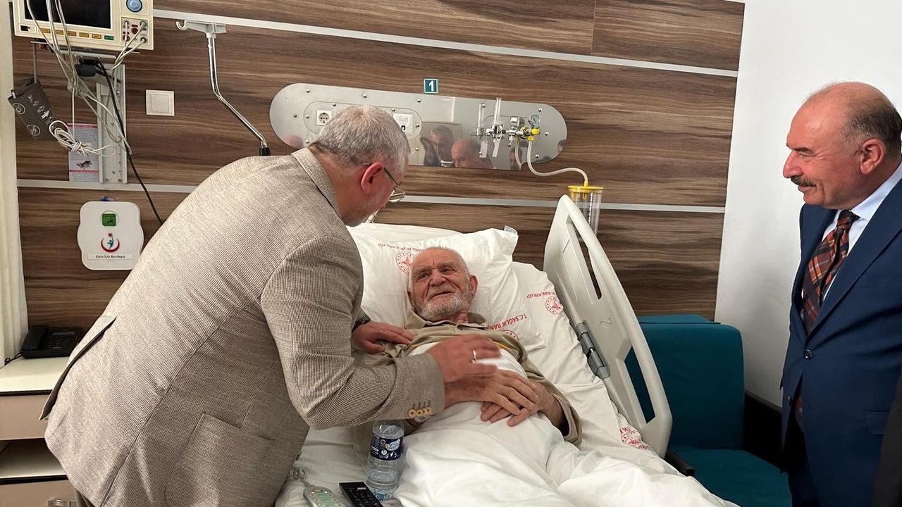 Çalgan, Aşgın ve Ahlatcı’dan hastalar ve yakınlarına ziyaret