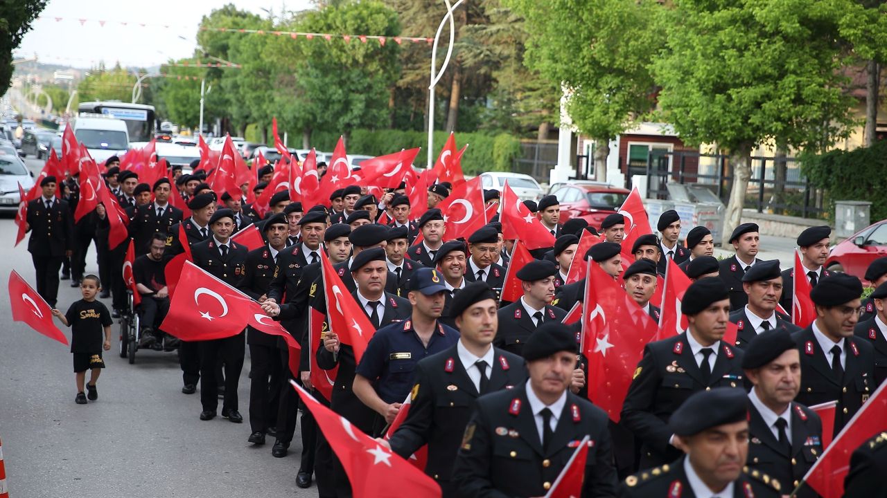 Jandarma teşkilatının kuruluş yıl dönümü mehterle kutlandı