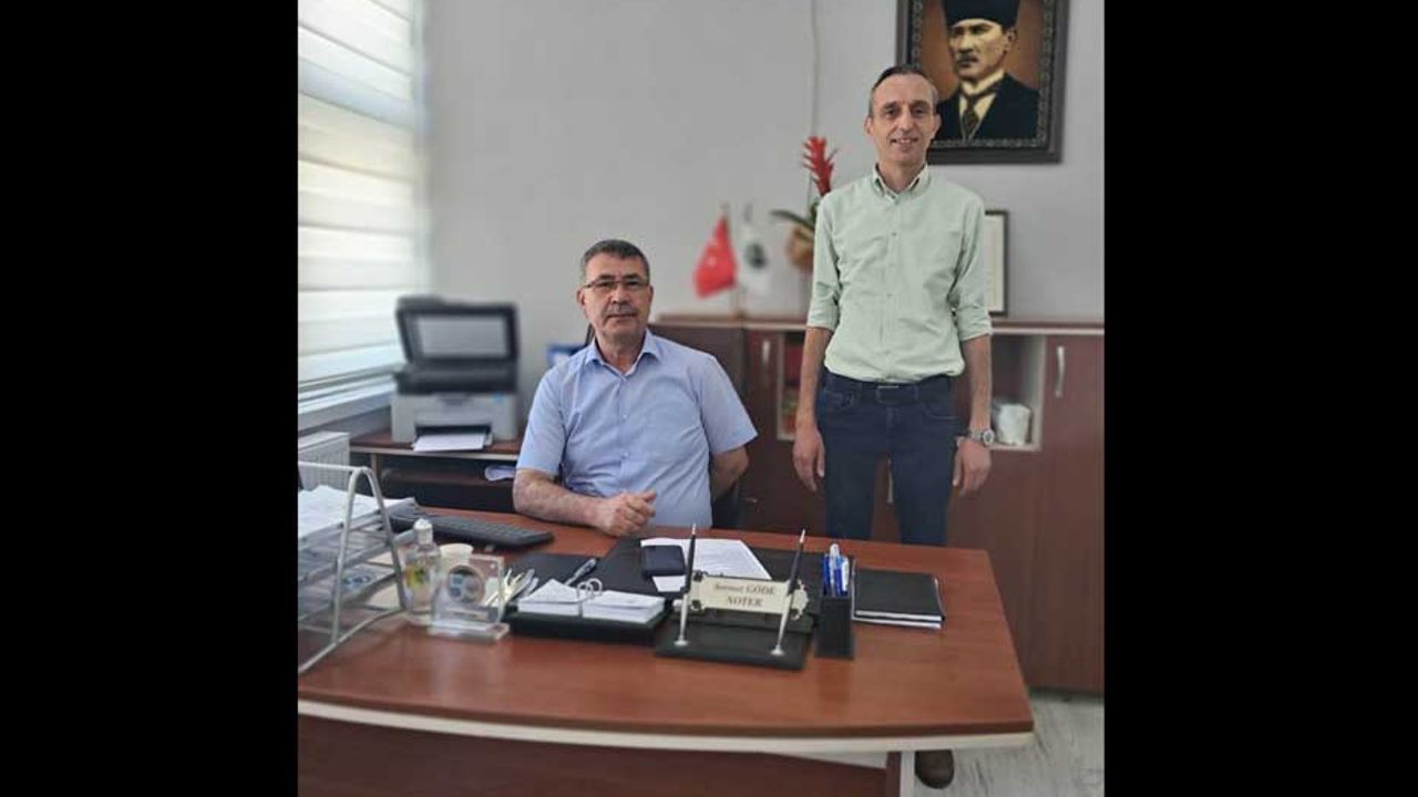 Çorum 1. Noteri Sermet Göde göreve başladı