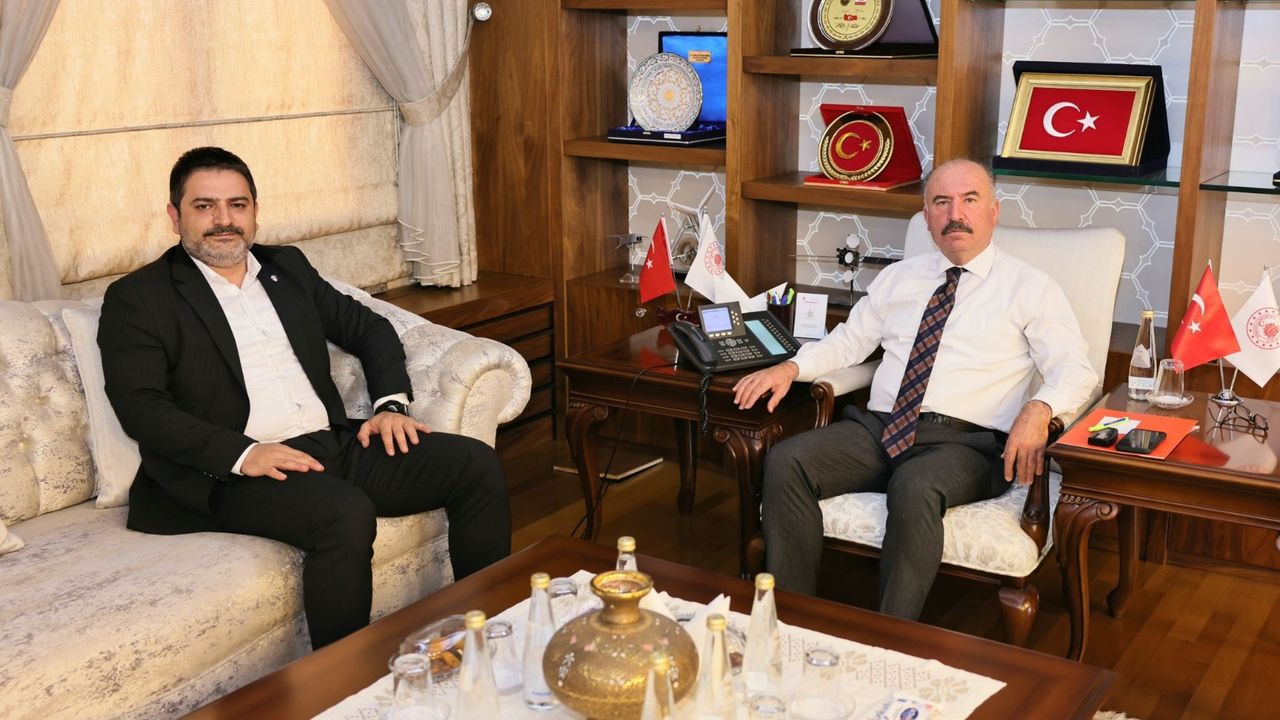Vali Çalgan, Fatih  Okumuş’u ağırladı