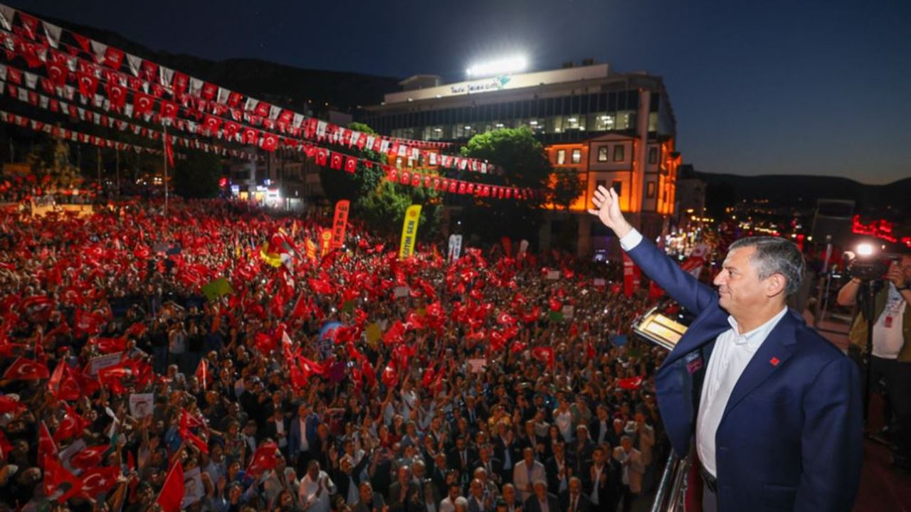 CHP’nin Amasya Mitingi’ne  Çorum’dan da yoğun katılım