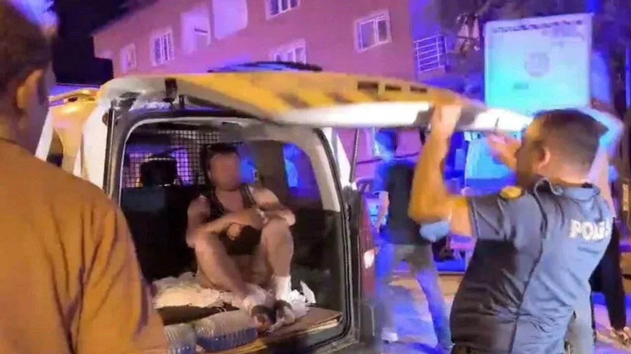 Ormanlık alanda elinde benzin bidonuyla yakalandı