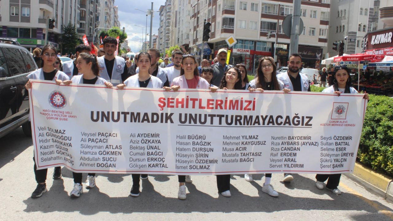 “Dosyalar yeniden açılsın,  Çorum’a barış anıtı dikilsin”