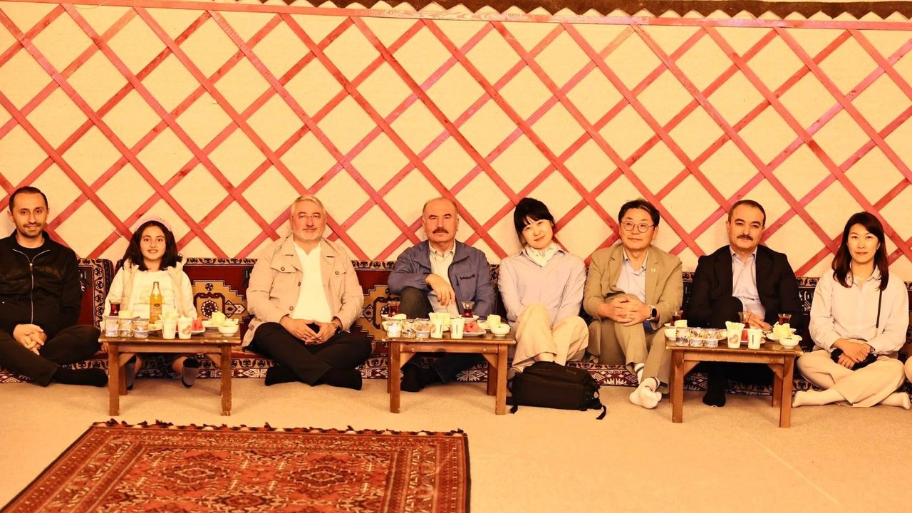 Güney Kore heyeti Çorumlu  Obası’nda ağırlandı