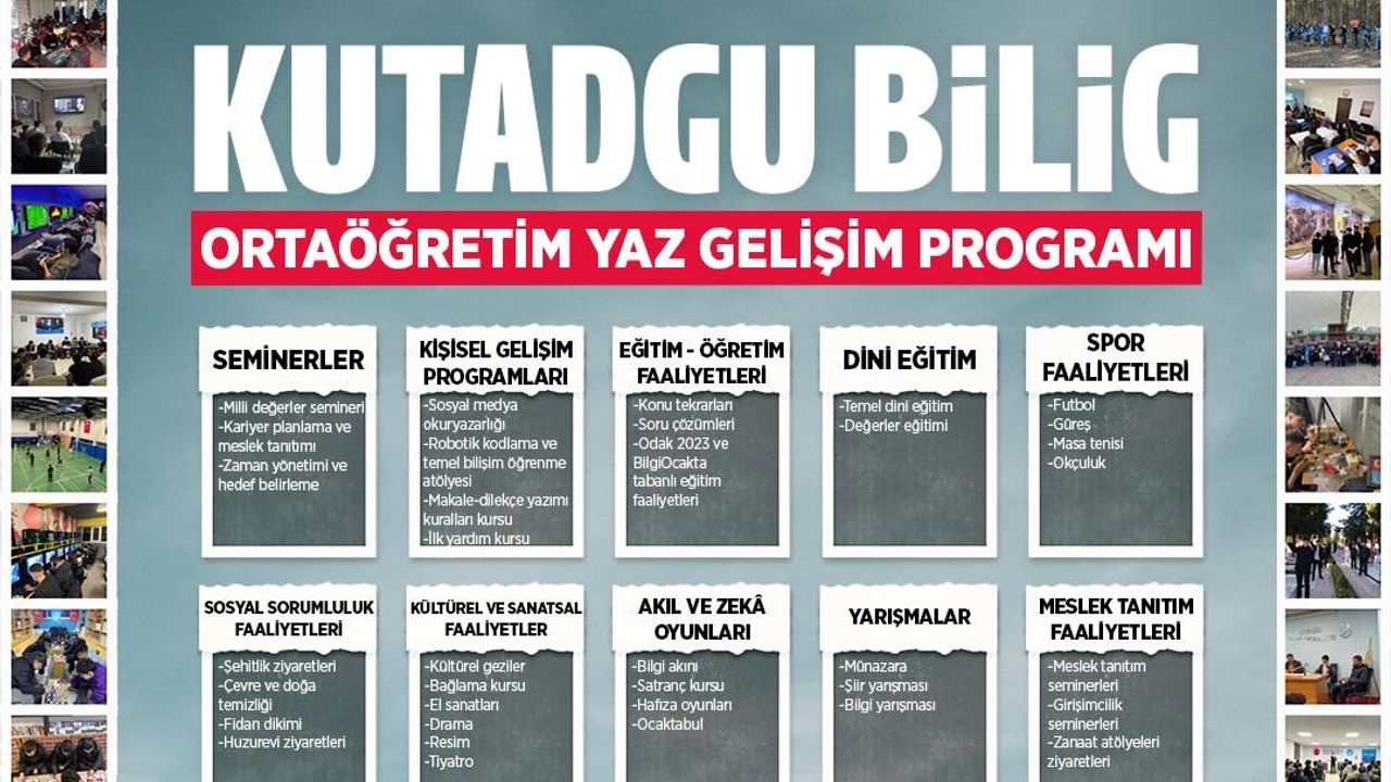 Ülkü Ocakları’ndan  yaz gelişim programı