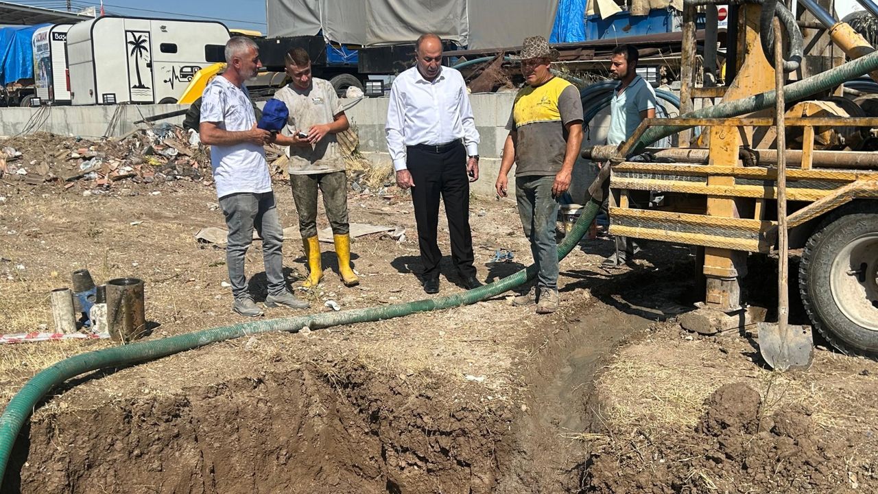 Alaca’da kuraklığa karşı sondaj çalışmaları başladı