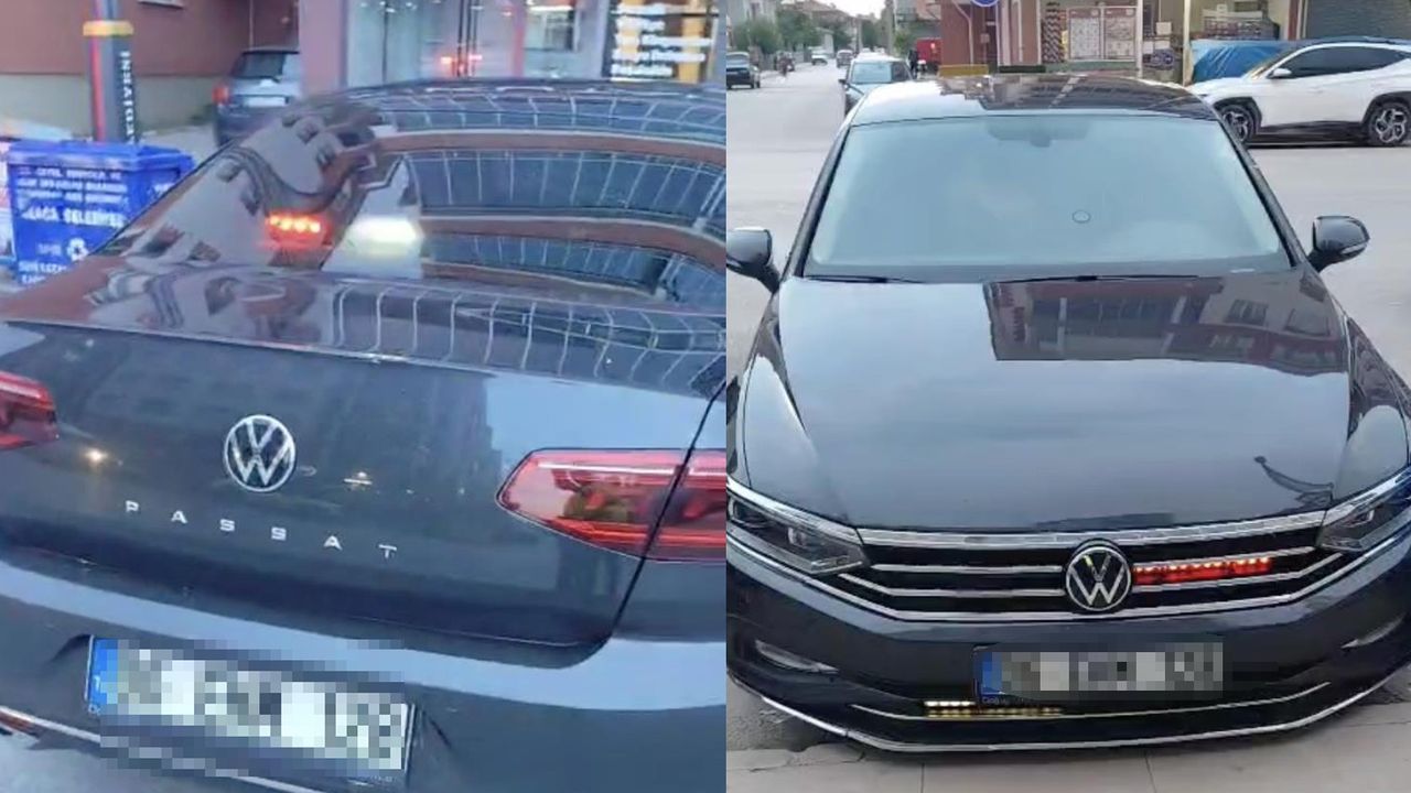 Usulsüz çakar kullanan sürücüye ceza yağdı