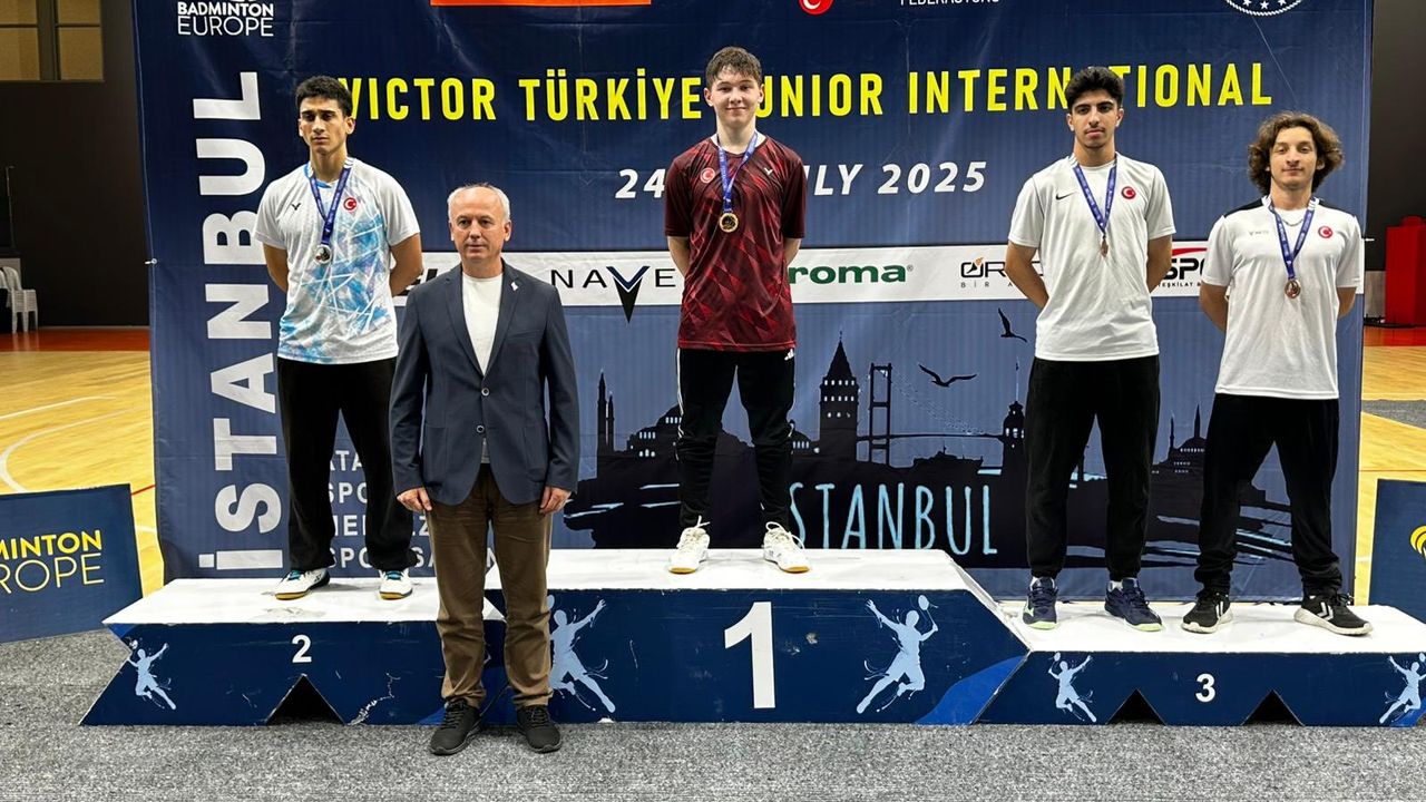 Çorumlu milli badmintoncu Töremiş’ten iki altın madalya