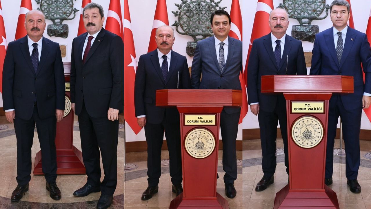 Vali Çalgan, bölge  Valilerini ağırladı