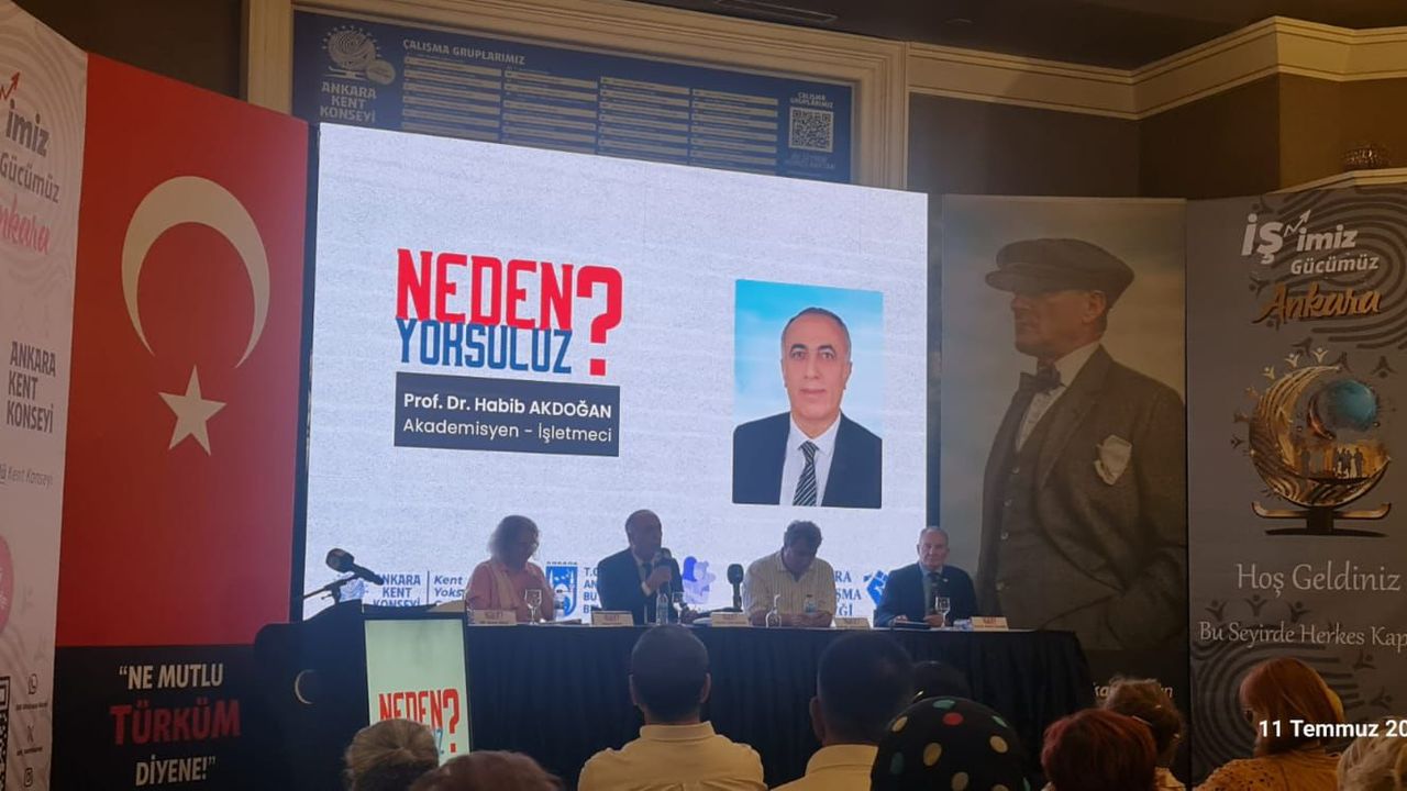 Prof. Dr. Akdoğan : “Yoksulluk kader değildir”