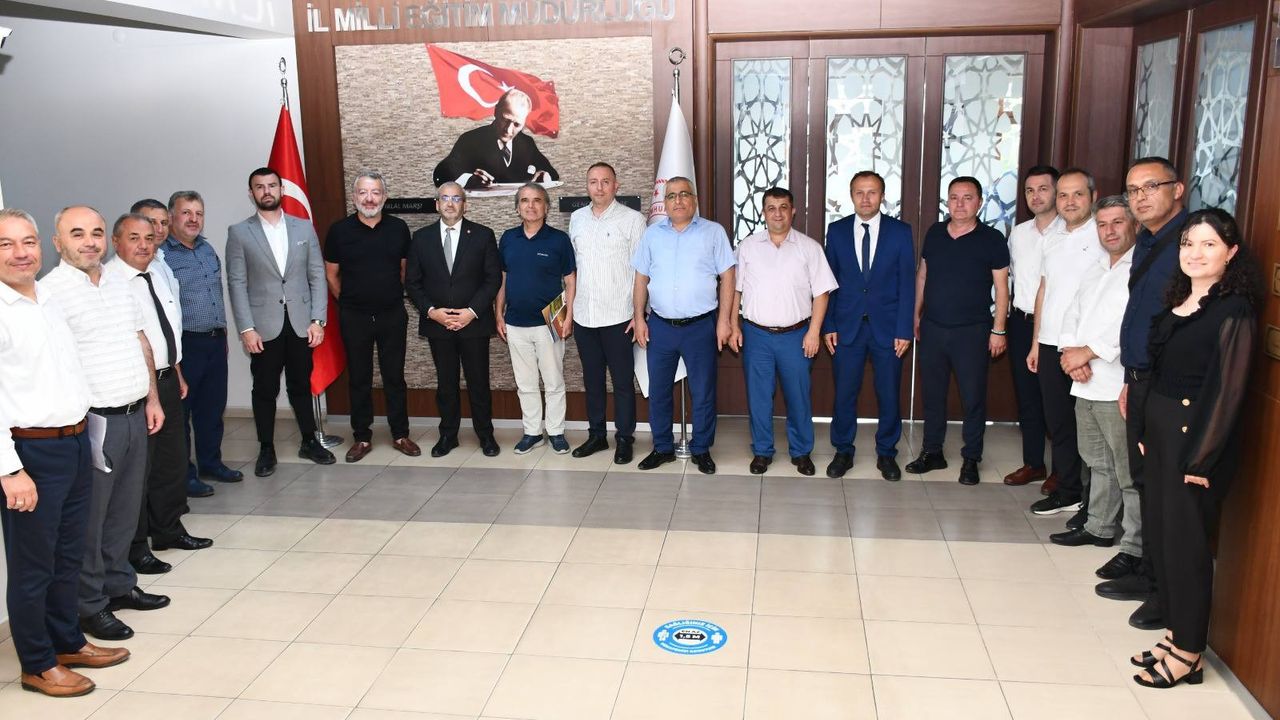 Ordu heyeti Çorum’da mesleki eğitimi inceledi