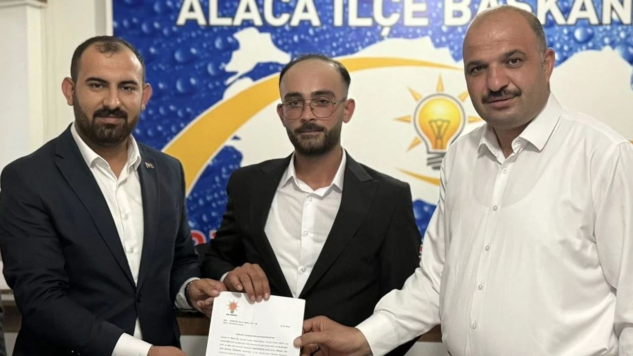 Alaca AK Parti’de gençlere yeni başkan