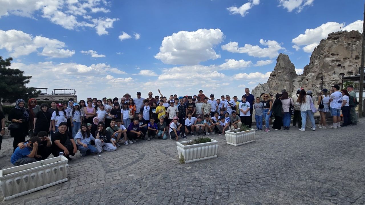 Çorumlu öğrenciler Kapadokya’yı gezdi
