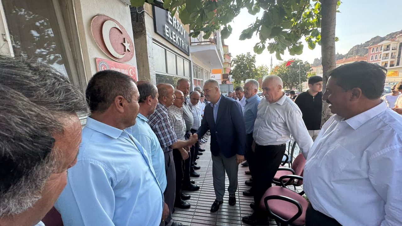 Milletvekili Ahlatcı  muhtarlarla buluştu