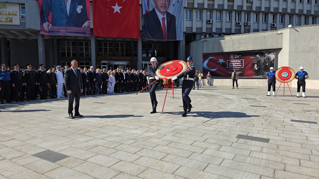 Tahtasız, Zonguldak’ta  düzenlenen törene katıldı