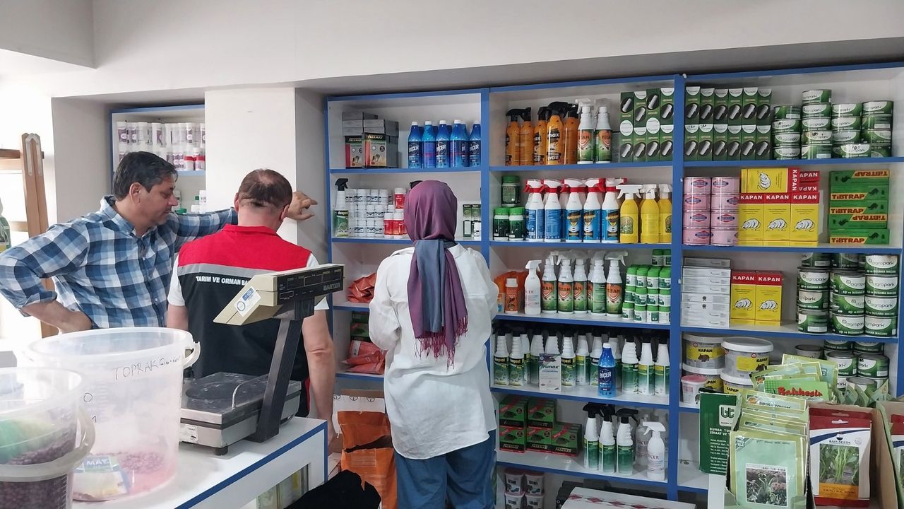 Sungurlu’da zirai ilaç  bayilerine sıkı denetim