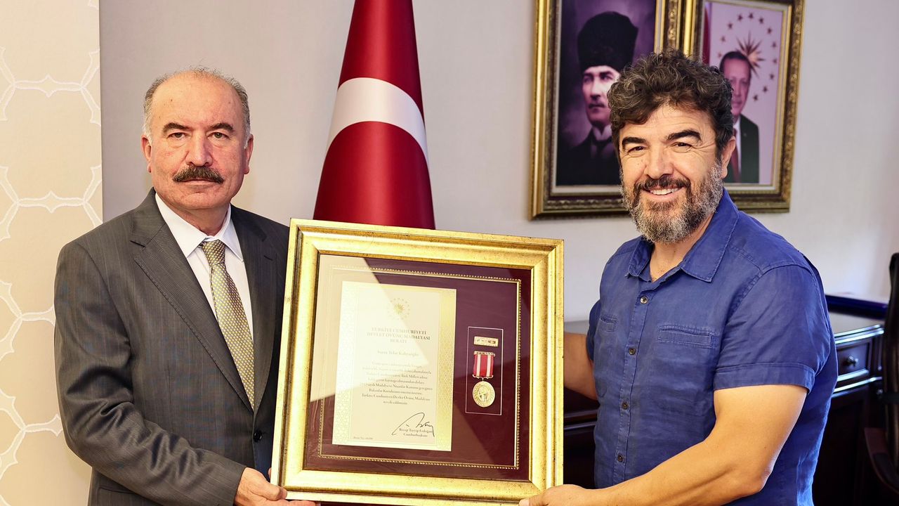 15 Temmuz gazisine Devlet Övünç Madalyası ve Beratı verildi